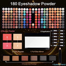 190 Colors Cosmetic Make Up Gifts Combination with Eyeshadow Facial Blusher Eyebrow