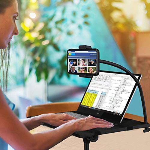 Projector Stand,Laptop Tripod Stand Adjustable Height 17.7 to 47.2 Inch Racks Holder