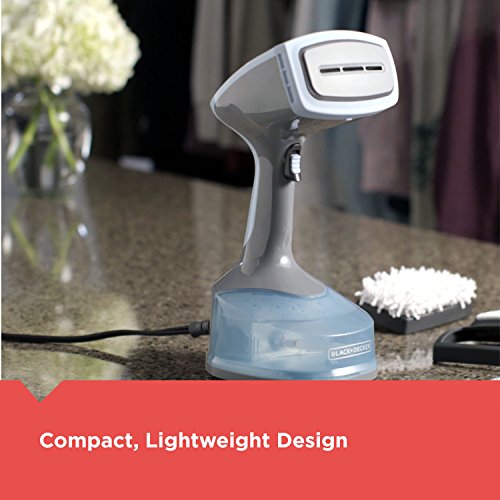 BLACK+DECKER Advanced Handheld Garment / Fabric Steamer with 3 Attachments