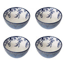 Gabriela Blue 16-Piece Dinnerware Set, Service for 4