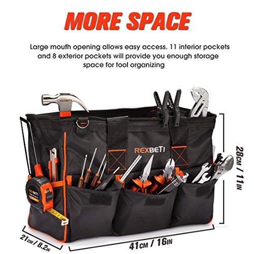 169-Piece Premium Tool Kit with 16 inch Tool Bag, Steel Home Repairing Tool Set
