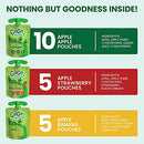 Fruit on the Go Variety Pack, Apple Apple, Apple Banana, & Apple Strawberry, 3.2 oz.