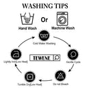 Tablecloth, Rectangle Table Cloth Cotton Linen Wrinkle Free Anti-Fading Embroidery