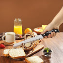 Little Cook Bread Knife with Cover, 10 inch serrated bread knife