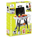 Roleplay BBQ Plancha Grill with 16-piece accessory set, Black Playset