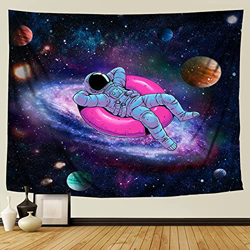 Astronaut Wall Fantasy Space Tapestry (60L x 50W inches)