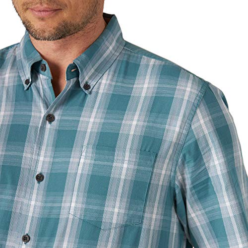 Men's Short Sleeve Classic Shirt, Brittany Blue Plaid, X-Large