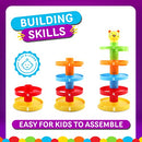 5 Layer Ball Drop and Roll Swirling Tower for Baby and Toddler Educational Toys