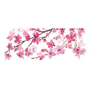 Japanese Cherry Blossom Coffee Mug With Lid, 16 oz, Clear
