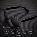 Polarized Sunglasses for Men and Women Semi-Rimless Frame Driving Sun glasses
