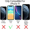 Compatible with iPhone 11 Case, Clear Shock Absorption Bumpers Cases for 6.1 Inch