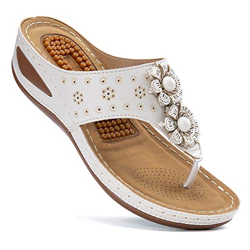 Women's Sandals Comfortable Flip Flops for Women Summer Casual Wedge Sandals