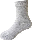 10 Pack Athletic Cotton Basic Crew Socks Autumn School Uniform Casual Sports,Plain Grey