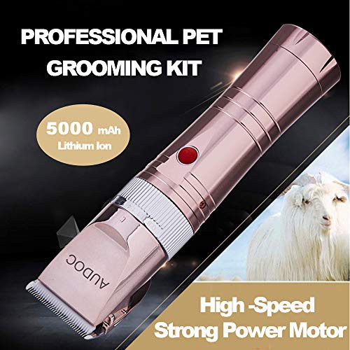 Audoc Heavy Duty Pet Professional Dog Grooming Clippers Low Noise Dog Shaver