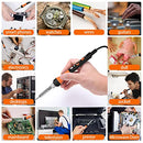 Soldering iron kit, 60W soldering gun, 9-in-1 solder iron kit tool, adjustable temperature