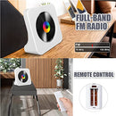 CD Player Portable Bluetooth Desktop CD Player for Home with Timer Built-in HiFi Speaker