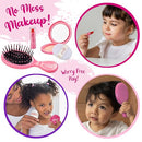 Toddler Play Purse for Kids Ages 3-5 4-5, Purse Toys with Pretend Makeup, Keys, Smartphone