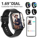 Smart Watch, Fitness Tracker SmartWatch for Android/ iOS Phones, 1.69" Full Touch Screen