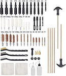 Universal Gun Cleaning Kit Hunting Handgun Shot Gun Cleaning Kit for All Guns with Case Travel Size Portable Metal Brushes
