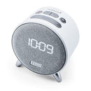 Bluetooth Digital Alarm Clock with Dual USB Charging and Ambient Nightlight for Kids