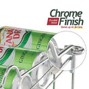 Sagler Chrome Stackable Can Organizer, Can Rack Holds up to 36 Cans