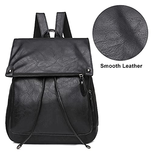 Women Backpack Waterproof Anti-theft Lightweight PU Fashion Leather Shoulder Bag