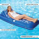 Aqua Premium Convertible Ultimate Pool Lounger, Inflatable Pool Float, Heavy Duty