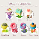 7 Natural Bath Bomb Gift Set, Handmade Bubble Bathbombs
