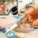 BIHRTC 5 Inch Little Fabric Scissors and 3.6Inch Small Scissors Dressmaker Shears