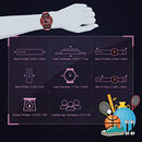 Kids Digital Watch Age 5-15, Red Watches for Girls Boys, Sports Waterproof Watches