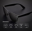 Polarized Sunglasses Matte Finish Color Mirror Lens 100% UV Blocking (3 Pack)