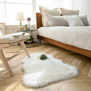 Ultra Soft Faux Sheepskin Fur Rug White Fluffy Area Rug Shag Rug Carpets