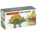 TriceraTaco Holder Ultimate Dinosaur Taco Stand, Holds 2, Green