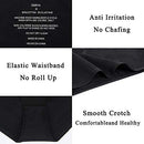 7 Pack Large Women's Underwear Comfort Breathable Black Bikini Panties