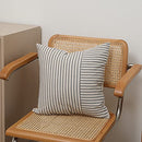 Grey and Beige Patchwork Farmhouse Throw Pillow Covers 16 x 16 Inch