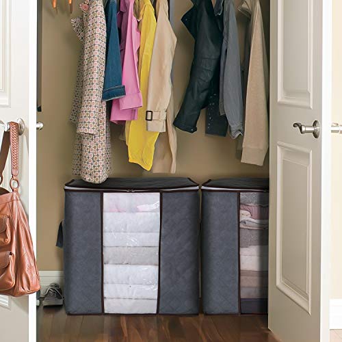 Lifewit Clothes Storage Bag 90L Large Capacity Organizer with Reinforced Handle