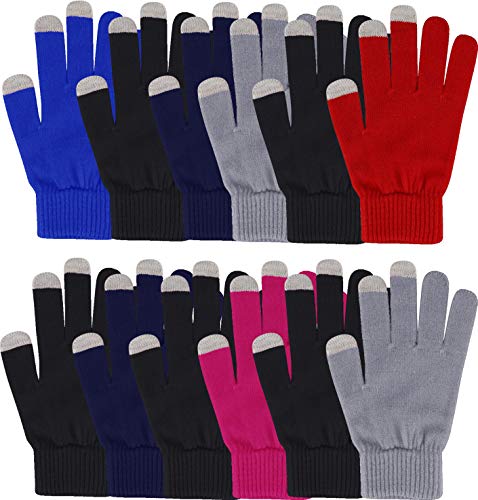 48x Winter Beanies & Gloves Combo Pack, Bulk Pack for Men Women, Warm Cozy Gift