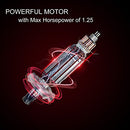 6.5-Amp 1.25 HP Compact Router with Fixed Base, 5 Trim Router Bits, Variable Speed