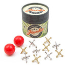 Jacks Game: Retro, New Vintage, Classic Game of Jacks, Gold and Silver Toned Jacks