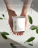 Sage Candles for Cleansing House Negative Energy, Alternative to Smudge Sticks