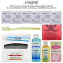 72 Hour Deluxe Emergency Kit, 1-Person 3-Day Backpack, First Aid Kit, Survival Blanket