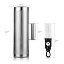 Metal Guiro 12"x 4" Stainless Steel with Scraper Latin Percussion Instrument ,By Vangoa