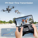Foldable FPV Drone with 1080P WiFi Camera for Adult Beginners and Kids; Voice/Gesture