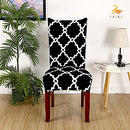 Chair Covers for Dining Room Set of 2 - Stretchable Washable Removable Kitchen Chair