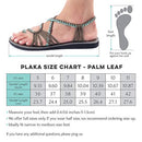 Palm Leaf Flat Summer Sandals for Women | Perfect for the Beach Walking & Dressy