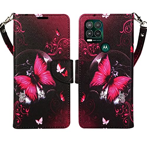 Stylus 5G Wallet Phone Case, Pouch PU Leather Cover w/Kickstand