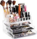 Clear Cosmetic Storage Organizer - Easily Organize Your Cosmetics