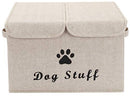 Large Dog Toys Storage Box Canvas Storage Basket Bin Organizer with Lid