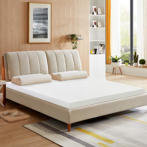 3 Inch Cool Gel Memory Foam Mattress Topper，Soft Luxury Premium Foam