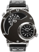 Men's Unique Analog Watch, Waterproof Fashion Dress Quartz Wrist Watch